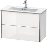 Duravit XSquare Waschtischunterbau 810 mm wandhängend, 2 Schubkästen, s-matt, für ME by Starck