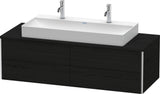 DURAVIT XSquare Waschtischunterbau 1400 mm, 4 Schubkästen, betongrau matt, wandhängend