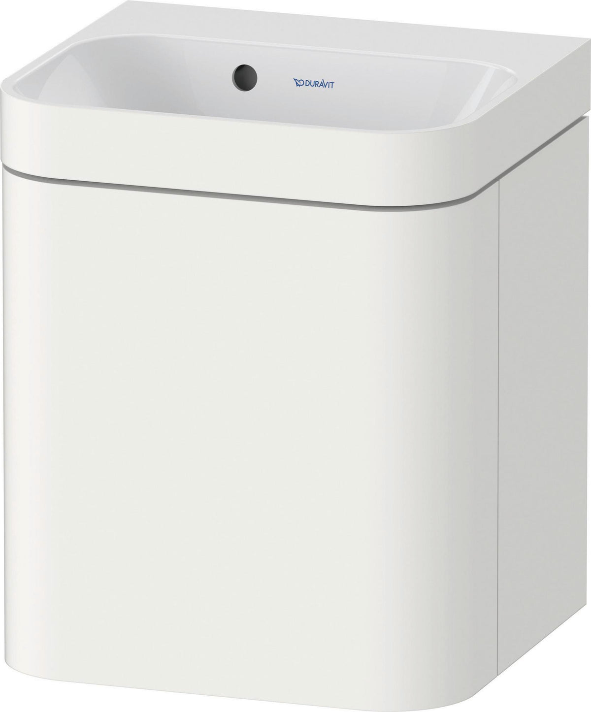 DURAVIT Happy D.2 c-bonded Waschtischset 400x360x480 mm mit 1 Tür links, Taupe seidenmatt