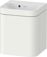 DURAVIT Happy D.2 c-bonded Waschtischset 400x360x480 mm mit 1 Tür links, Taupe seidenmatt