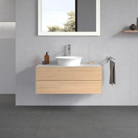 DURAVIT White Tulip Waschtischunterbau wandhängend 1000 mm, 2 Schubkästen, Weiß Seidenmatt