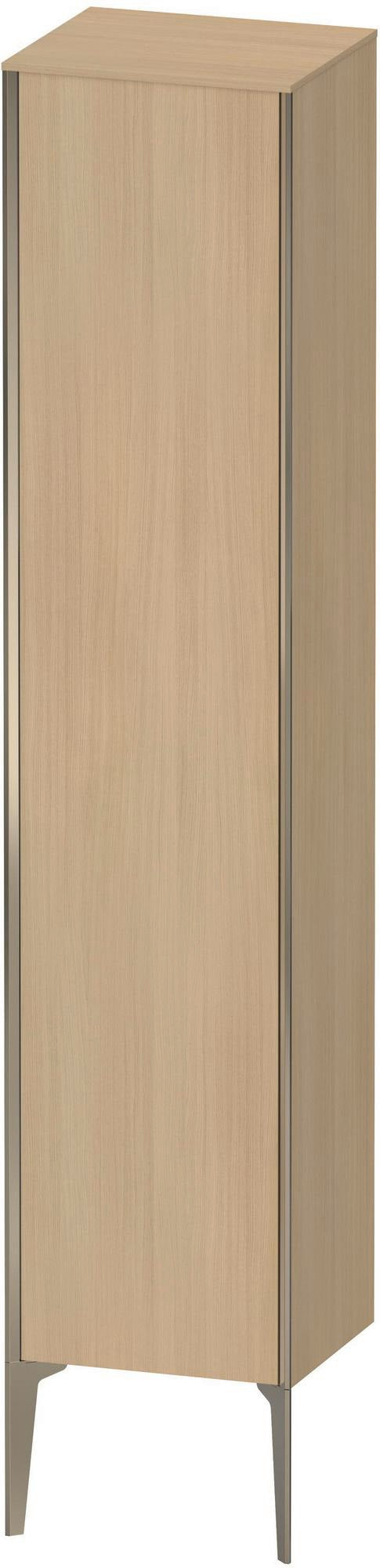Duravit XViu Hochschrank 1770 mm Eiche mediterran mit Tip-on-Technik und Soft-Close
