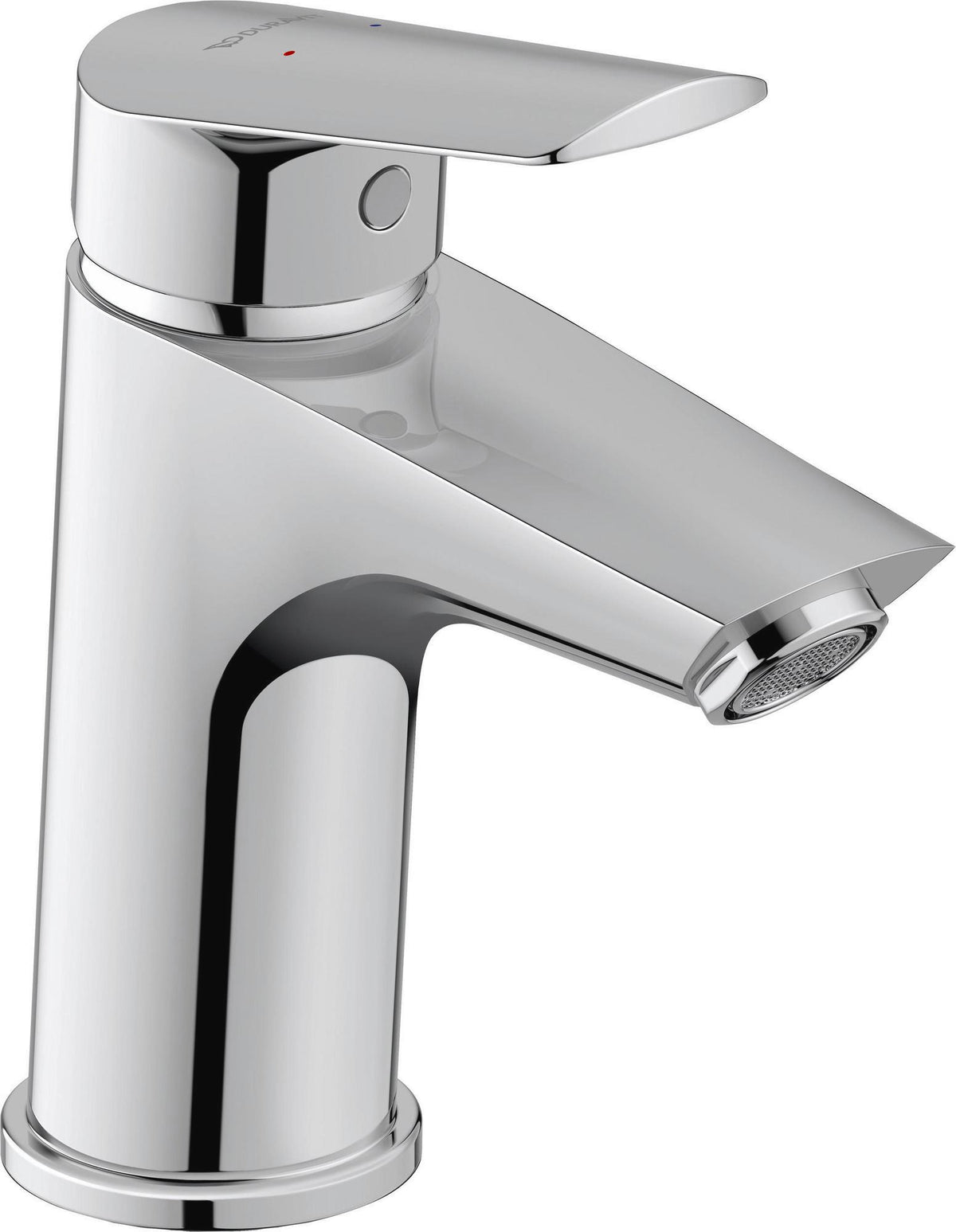 Duravit No.1 Einhebel-Waschtischmischer mit Zugstange, Chrom – 100 mm Ausladung