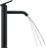DURAVIT C.1 Einhebel-Waschtischmischer XL 166 mm Schwarz Matt ohne Zugstange