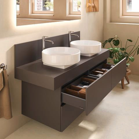 DURAVIT Balcoon Konsolen-Waschtischunterbau 1200 mm mit 4 Schubkästen und Tip-on-Technik