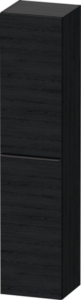 DURAVIT D-Neo Hochschrank 400x360x1760 mm, 1 Tür links, Eiche Schwarz – Matt, Soft-Close