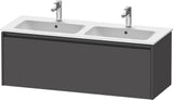 Duravit Waschtischunterbau Ketho.2 wandhängend 1280 mm betongrau matt mit 1 Auszug