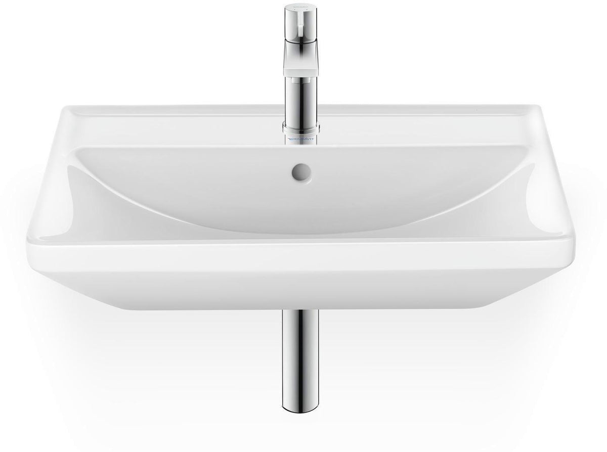 DURAVIT D-Neo Einhebel-Waschtischmischer mit Zugstange, Chrom – 109 mm Ausladung