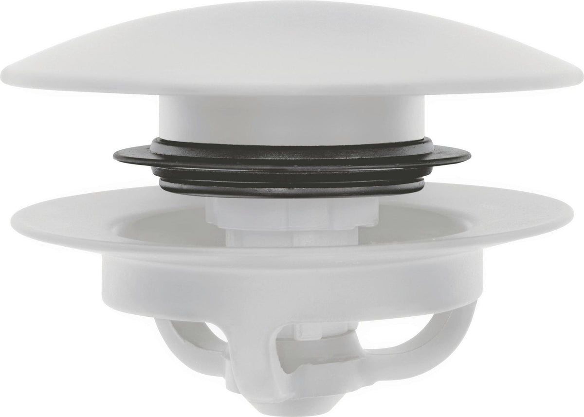 DURAVIT DU Push-open Ventil Schwarz Matt – Universal Ausstattungs-Set für Ablaufventile