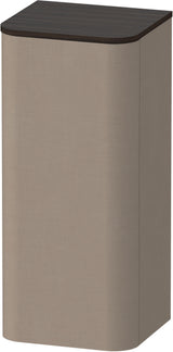 DURAVIT Happy D.2 Halbhochschrank 400 mm taupe supermatt mit Tip-on und Soft-Close