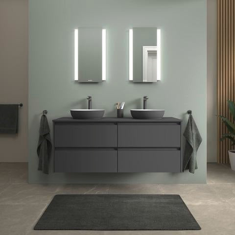 DURAVIT Sivida Aufsatzwaschtisch 400 mm rund DuroCast Plus ohne Überlauf