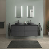 DURAVIT Sivida Aufsatzwaschtisch 400 mm rund DuroCast Plus ohne Überlauf