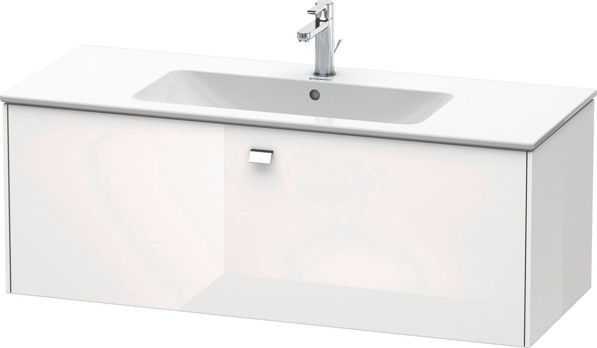 Duravit Brioso Waschtischunterbau 620 mm betongrau matt mit 1 Auszug und Soft-Close