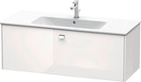 Duravit Brioso Waschtischunterbau 620 mm betongrau matt mit 1 Auszug und Soft-Close