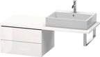 2 Schubkästen / weiß / US für Konsole L-Cube 400x620x548mm 2 Schubkästen, Weiß Matt