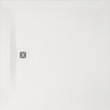 DURAVIT Sustano Duschwanne 800x800x30 mm Mineralguss Weiß Matt – Quadratisch, Bodenbündig