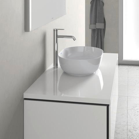 DURAVIT Luv Aufsatzbecken 500x350mm weiß geschliffen ohne Überlauf ohne Hahnlochbank