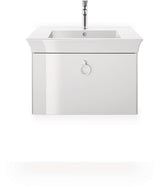 DURAVIT White Tulip Möbelwaschtisch 1050 mm Weiß mit Überlauf und WonderGliss