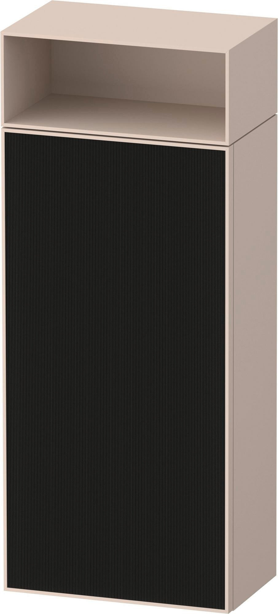 Duravit Zencha Halbhochschrank 961x400x240mm Eiche Anthrazit Matt mit Tip-on Technik
