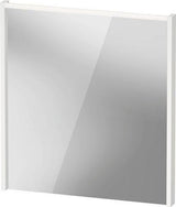 DURAVIT D-Code 2.0 Spiegel 650x700 mm mit LED-Beleuchtung, Weiß Matt