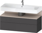 graphit matt / Nische taupe matt / anthrazit