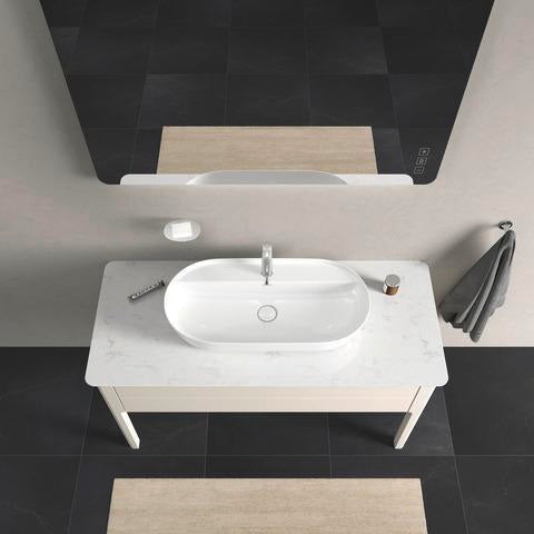Duravit Luv Waschtischunterbau bodenstehend 1338 mm mit 1 Auszug Weiß Seidenmatt