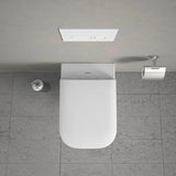 DURAVIT WC-Sitz Happy D.2 Anthrazit matt mit Absenkautomatik und Edelstahl-Scharnieren