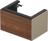 DURAVIT White Tulip Waschtischunterbau 684 mm wandhängend, 1 Auszug, Nussbaum/Taupe Hochglanz