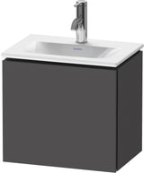Duravit L-Cube Waschtischunterbau 440 mm, 1 Tür links, weiß matt – Wandhängend