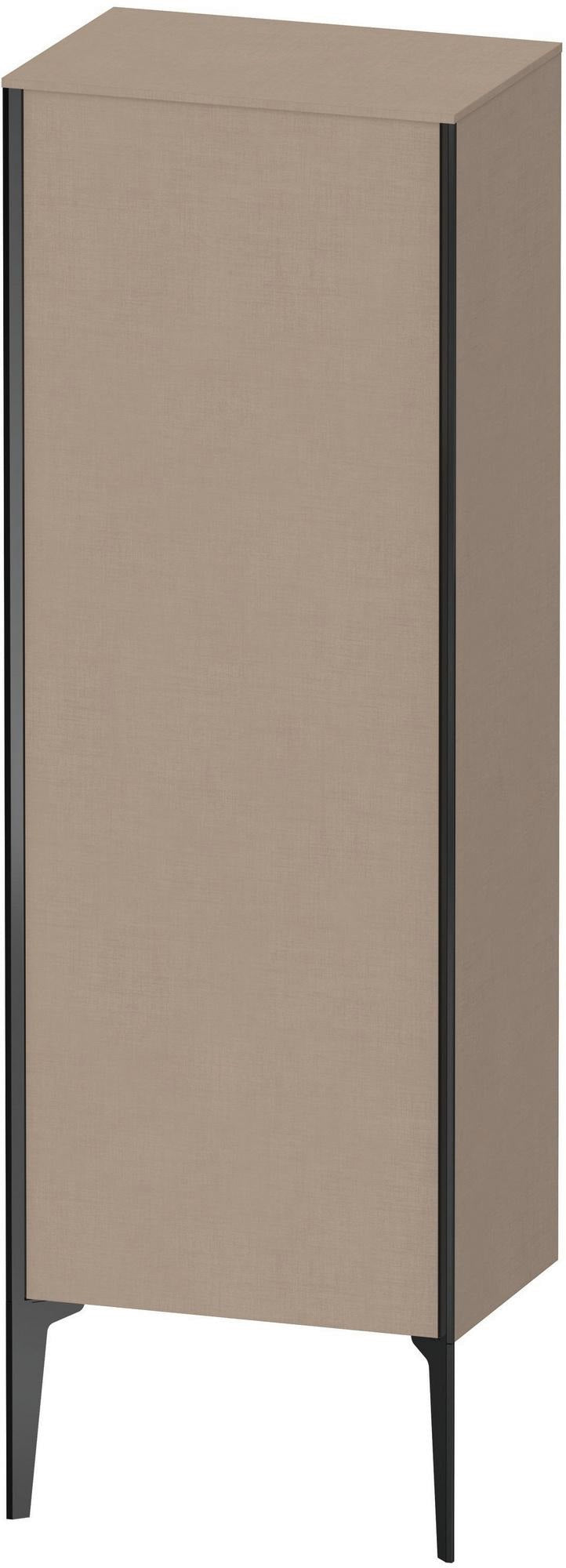 DURAVIT XViu Halbhochschrank 1330 mm, rechts, matt basalt, Push-Open & Soft-Close