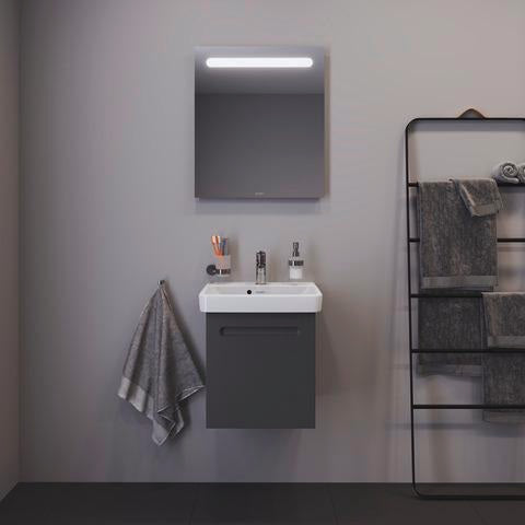 Duravit No.1 Einhebel-Waschtischmischer Chrom mit Zugstange und FreshStart