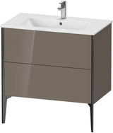 DURAVIT XViu Waschtischunterbau bodenstehend 594x810x480 mm mit 2 Auszügen, weiß matt