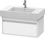 Duravit Ketho Waschtischunterbau 800 mm wandhängend, 1 Auszug, weiß matt – mit Soft-Close