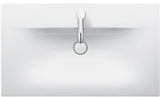 Duravit Viu Möbelwaschtisch 830 mm, weiß, mit Überlauf und Hahnlochbank
