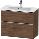 DURAVIT D-Neo Waschtischunterbau 810 mm Eiche Schwarz Bronze, wandhängend, 1 Auszug