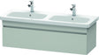 Duravit DuraStyle Waschtischunterbau 1230 mm betongrau matt – wandhängend, 1 Auszug, Soft-Close