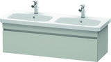 Duravit DuraStyle Waschtischunterbau 1230 mm betongrau matt – wandhängend, 1 Auszug, Soft-Close