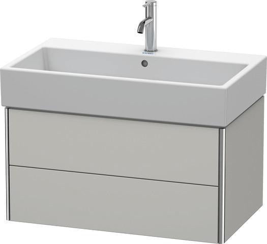 Duravit XSquare Waschtischunterbau 784 mm, wandhängend, 2 Schubkästen, s-matt, für Vero Air