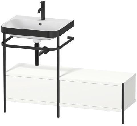Duravit Happy D.2 Plus Waschtischunterbau 1200x490mm mit Metallkonsole, supermatt