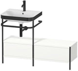 Duravit Happy D.2 Plus Waschtischunterbau 1200x490mm mit Metallkonsole, supermatt