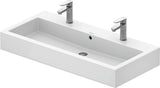 DURAVIT Waschtisch Vero 1000 mm mit Überlauf, Hahnloch Mitte, weiß