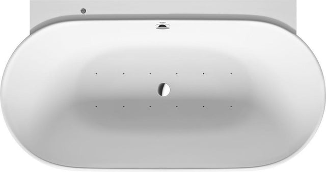 DURAVIT Luv Whirlwanne 1800x950 mm Mineralguss mit Air-System, 2 Rückenschrägen, weiß matt