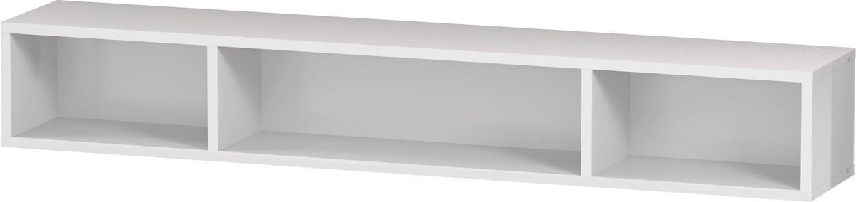 DURAVIT L-Cube Regalelement 800 mm, 3 Fächer, betongrau matt, wandhängend