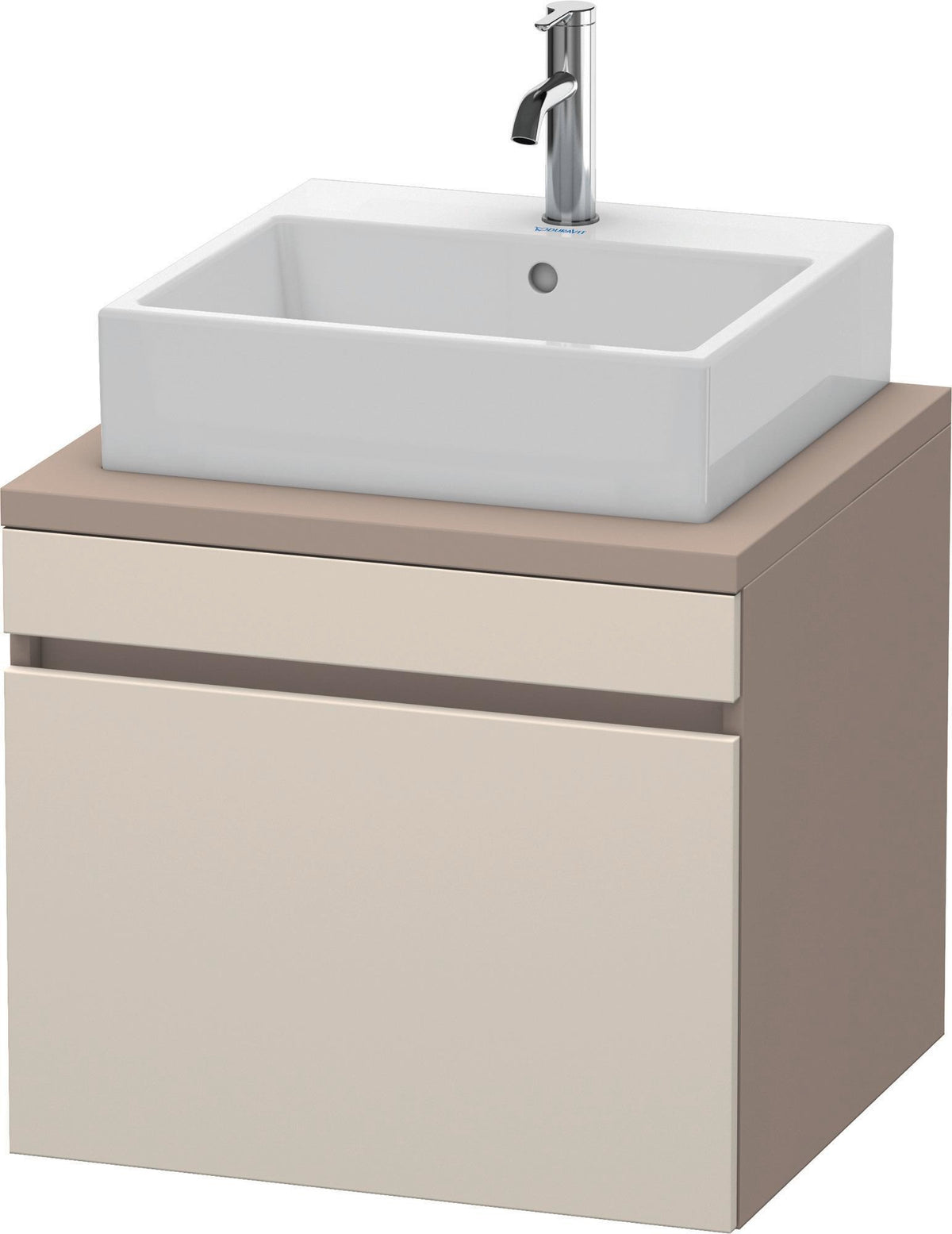 DURAVIT DuraStyle Konsolenunterschrank 600 mm betongrau matt – 1 Auszug, wandhängend