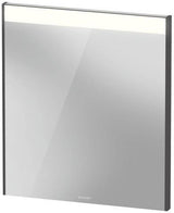 DURAVIT Brioso Spiegelschrank mit Beleuchtung 700x620x45 mm Eiche Natur – Badspiegel mit LED