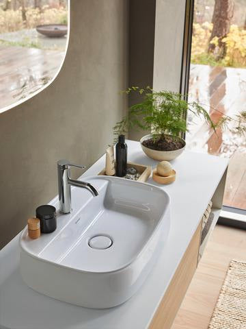 DURAVIT Spiegel Zencha 500x500 mm mit Spiegelheizung, LED-Beleuchtung und Sensorschalter – EEK D