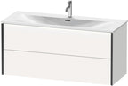 weiß matt / weiß / 2Schubk.,schwarz matt/weiß