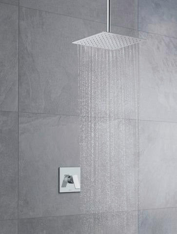 DURAVIT Manhattan Einhebel-Brausemischer Unterputz mit Keramikmischsystem, Chrom – 150x150 mm