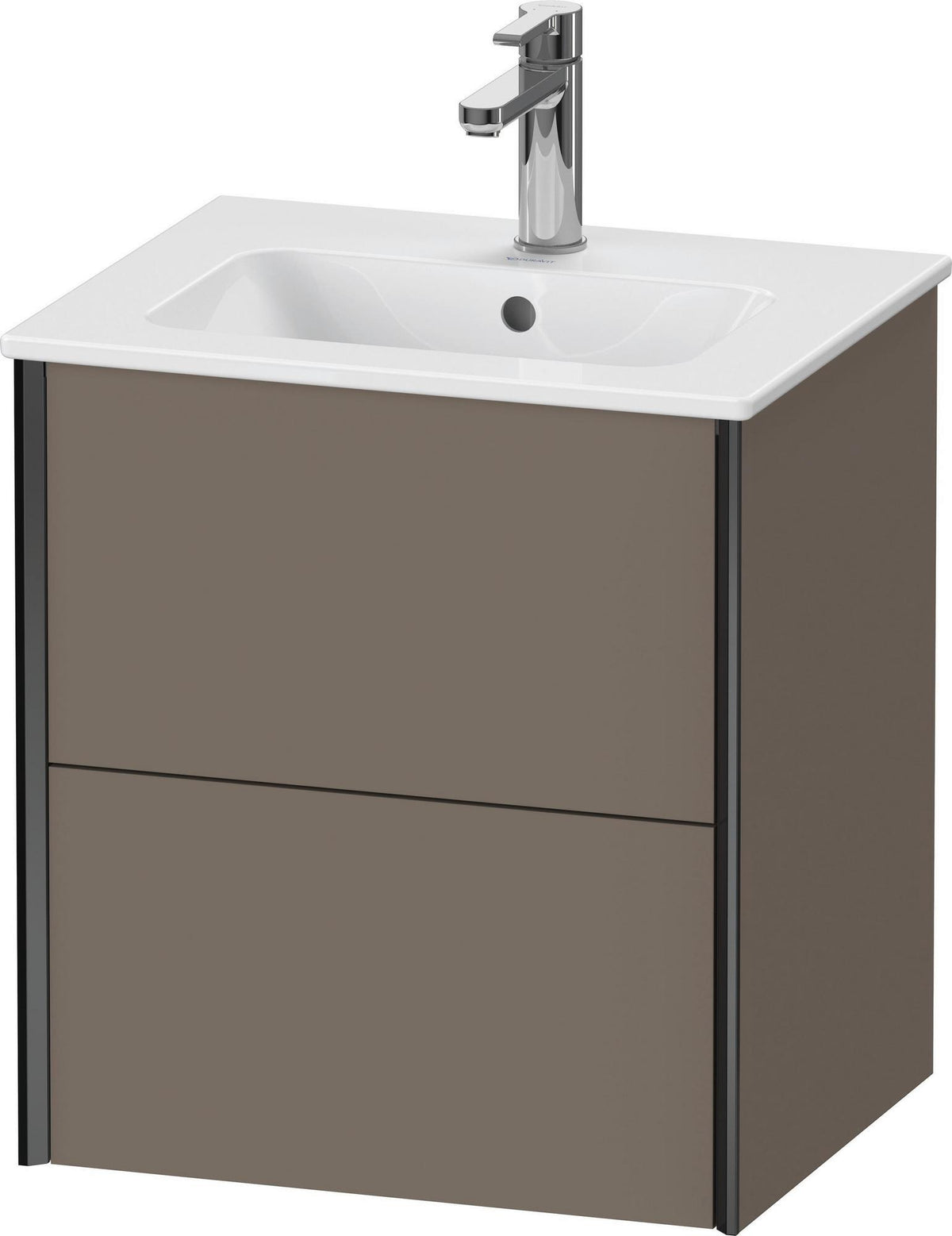 DURAVIT XViu Waschtischunterbau wandhängend 510 mm mit 2 Schubkästen und Tip-on Technik