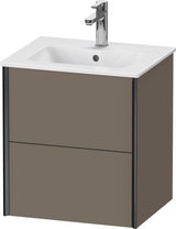 DURAVIT XViu Waschtischunterbau wandhängend 510 mm mit 2 Schubkästen und Tip-on Technik